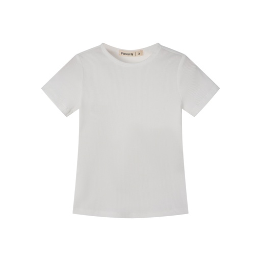 [BS-TS19-CR] RIBBED SHORT SLEEVE TEE