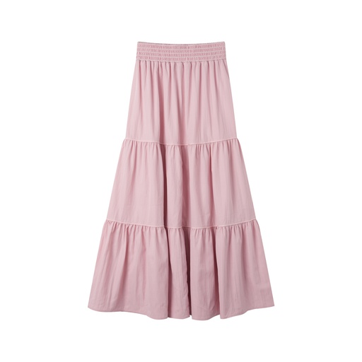 [S25-KT502-PK] TIERED MAXI SKIRT