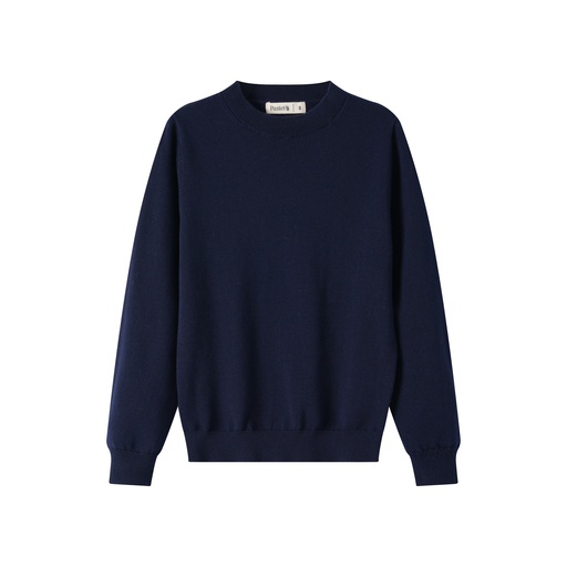 [BS-WNTU62-NV] CLASSIC CREW NECK SWEATER