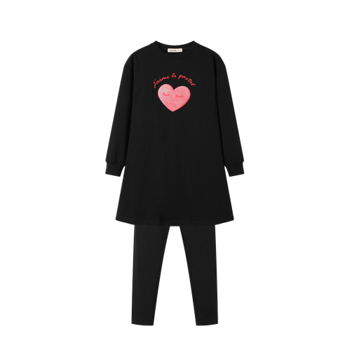 CENTER HEART NIGHTSHIRT