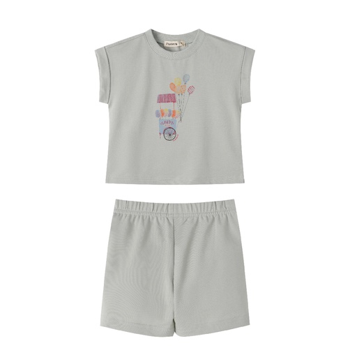 COTTON CANDY PRINT BABY SET