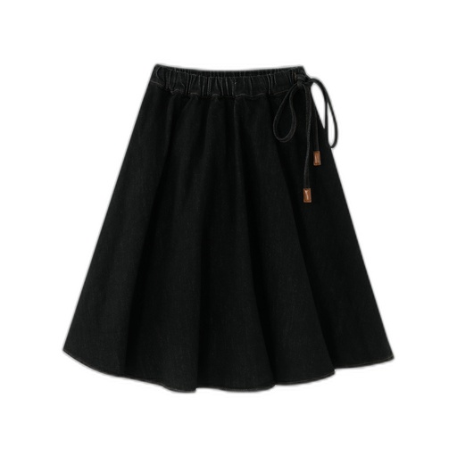 CIRCLE SKIRT WITH TIE