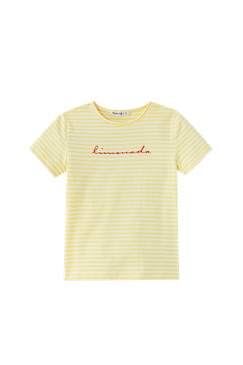 Short Sleeve Striped Limonada T-Shirt