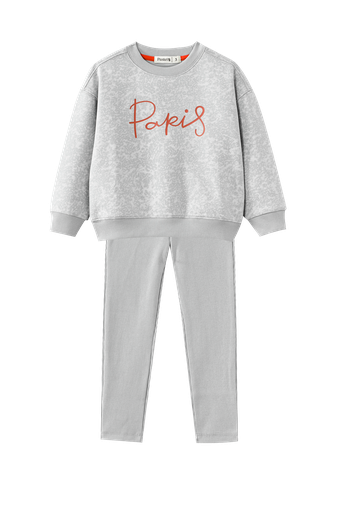 Paris Heathered Sweat Set