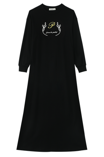 Nightgown With Center Embroidery