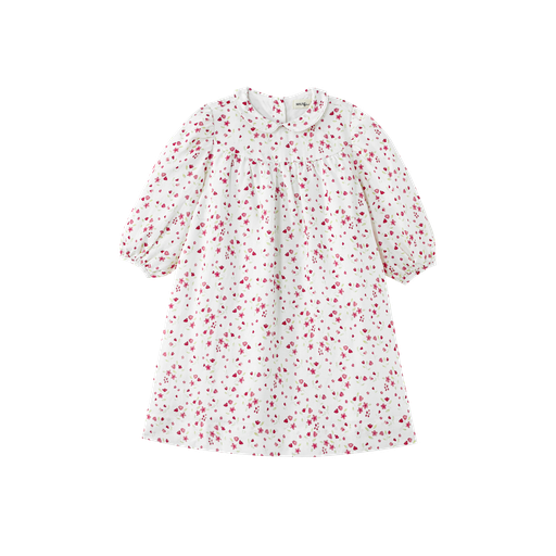 Floral Collared High Yoke Dress