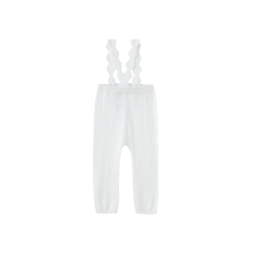 Scalloped Edge Suspender Legging