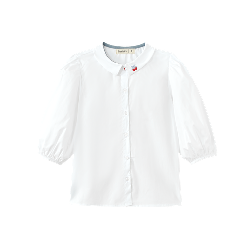 Girls Blouse With Cherry